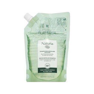 Rene Furterer Naturia Gentle Micellar Shampoo čistiaci šampón pre všetky typy vlasov Refill 400 ml