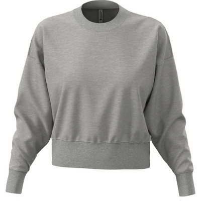Next Level Apparel n 9087 / Дамски суитшърт с голям размер, изработен от плътен памук - сив цвят (08908761013)