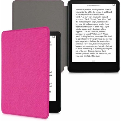 KW Mobile Nylon Book KW5626533 pre Amazon Kindle Paperwhite 5 2021 tmavo ružové