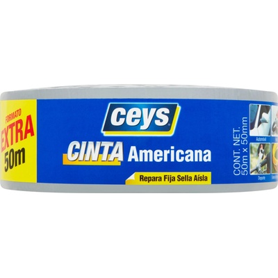 Ceys Lepiaca americká páska 50 mm x 50 m strieborná