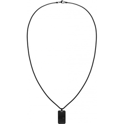 Tommy Hilfiger Štýlový čierny náhrdelník 2790488