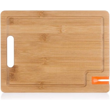 BANQUET Prkénko krájecí dřevěné BRILLANTE Bamboo 28 x 21 x 1,5 cm, s brouskem na nože