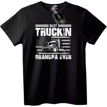 NOONEBRAND Тениска Най-Добрият Дядо Шофьор - 4XL, Black