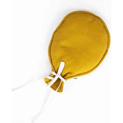 Tulimese Dekorační nástěnný balónek hořčicový VÝBĚR VARIANTY: BALÓNEK BEZ VÝŠIVKY