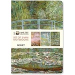 Flame Tree Publishing Claude Monet Set of 3 Mini Notebooks | Flame Tree Studio