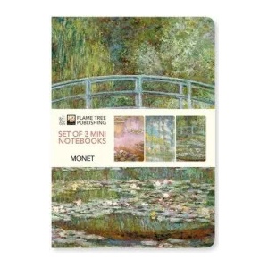Flame Tree Publishing Claude Monet Set of 3 Mini Notebooks | Flame Tree Studio