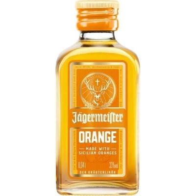 Jagermeister Orange 33% 0,04 l (holá láhev)