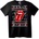 NOONEBRAND Тениска Rolling Stones "Весела Коледа" - XS, White