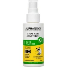 Alphanova repelent proti hmyzu pro mírné pásmo BIO 75 ml