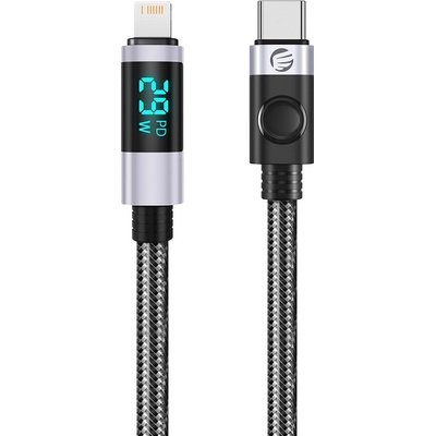 Orico LDC2L USB-C na Lightning PD 29W s LED displejem 480 Mbps 2m černý