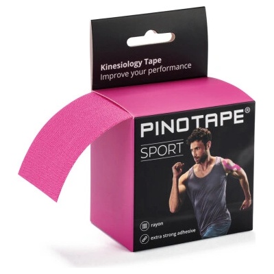 PINO Pinotape Sport ružová 5 cm x 5 m