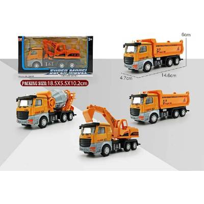 Felyx Toys N-TOYS Die Cast Super Model Строителна Машина 3 вида