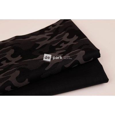 de-park Balíček č.352 - Jarní softshell reflexní - Maskáč