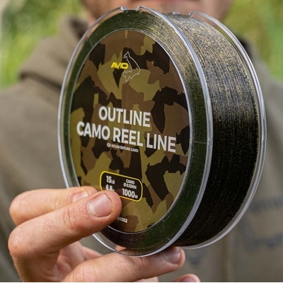 Avid Carp Outline Camo Reel Line 1000 m 0,33 mm