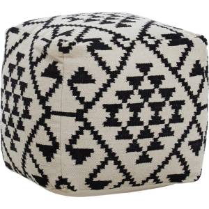 Premier Housewares Черно-бял табуретка Cefena - Premier Housewares (5529525)