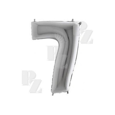 Luma Balónek foliový 101cm stříbrný č.7