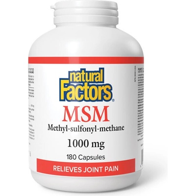 Natural Factors МСМ 1000 mg 180 капсули | Natural Factors (2653 NF)