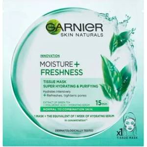 Garnier памучна маска за лице, Нормална към комбинирана кожа, 28гр