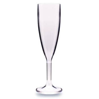 Image 1 of RK-PREMIUM RK-Чаша за шампанско поликарбонат 180ml. Ø5.5xh21.8cm ПРОЗРАЧНА (GB. C18) (0151522)