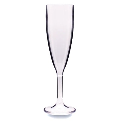 RK-PREMIUM RK-Чаша за шампанско поликарбонат 180ml. Ø5.5xh21.8cm ПРОЗРАЧНА (GB. C18) (0151522)