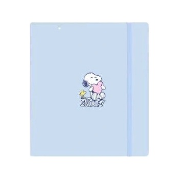 Snoopy Папка с пръстени Snoopy Love Син 27 X 32 X 4 cm