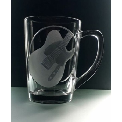 DaMirs Hrnek skleněný - kytara Telecaster (250ml)