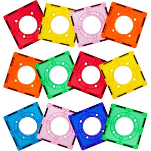 PicassoTiles Конструктор допълнение Picasso Tiles - За магнитно роли, 12 части (PTE07) - ozone