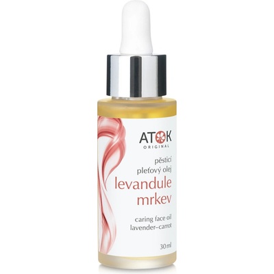 Original Atok Pěsticí pleťový olej Levandule-mrkev 30 ml – Sleviste.cz