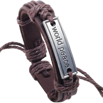 HARAHU Гривна World Peace - Кафява KP34466 (34466)