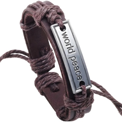 HARAHU Гривна World Peace - Кафява KP34466 (34466)