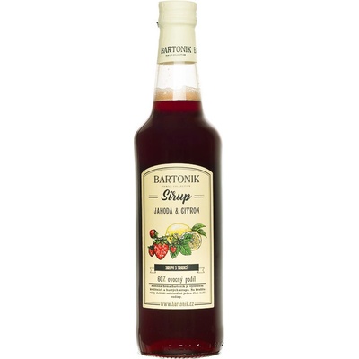 Bartoník Sirup Jahoda s citronem 0,5 l