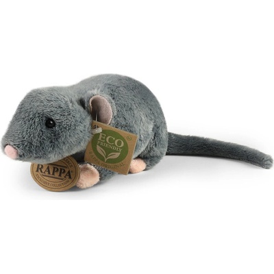 Rappa Еко плюшена играчка Сиво мишле, 20 см (242692)