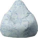 Pufrelax Пуф круша, 220л. , Nirvana Hobbit, Snowflake, Водоустойчив, Перящ се калъф, Пълнеж от Полистиролни перли, принт (PUF-G-NH-TEXP-SNF)