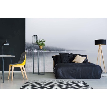 DIMEX ART s. r. o Самозалепваща се флизелинова фототапета скали и мъглив ден 375 x 250 см