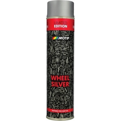 Akrylový lak na disky kol stříbrný Motip 604007 600 ml