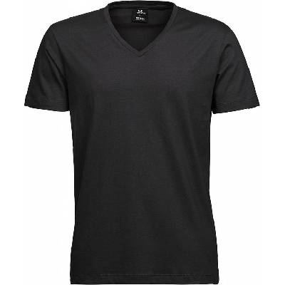 Tee Jays pánske tričko Sof Tee V-výstrihom tmavo sivá