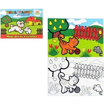 Omalovánky Moje první lesní zvířátka 21x14,5cm MPLZ