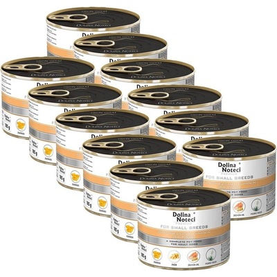 Dolina Noteci Premium Small Breed Adult Dog with Pheasant Pumpkin and Pasta 12 x 185 g