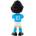 MINIX Napoli Maradona Minix figure 12cm