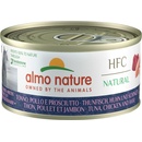 Almo Nature HFC Natural tuniak kuracie a šunka 6 x 70 g