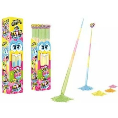 JohnyBee ovocný prášek fruit straws v brčku 90 x 12 g