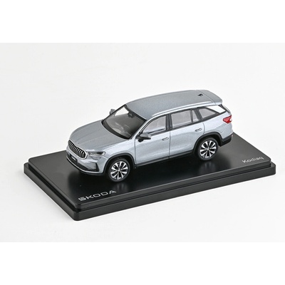 Abrex Škoda Kodiaq II 2023 Stříbrná Smoky Diamond Metalíza 1:43