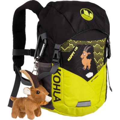 Kohla Детска детска раница Kohla Kid's Rucksack Happy 10 Kids' backpack - Schwarz / Gelb - размер One Size (508-0725-0411)