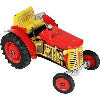 Kovap Kovap Traktor Zetor 25A červený na klíček kov 15cm v krabičce 1:25