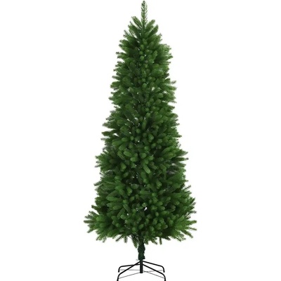 VidaXL Shumee Snežiaci vianočný stromček dáždnikovým podstavcom zelený 140 cm