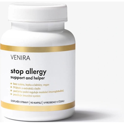 Venira stop allergy support and helper 90 kapslí