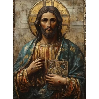 Norimpex - Puzzle Diamant painting: Jesus Christ 30x40cm - 1 - 39 piese