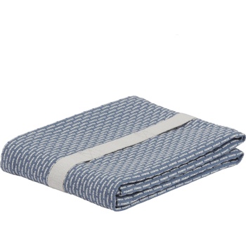 The Organic Company Малка кухненска кърпа Little 35 x 60 см сиво-синя (1078-511)