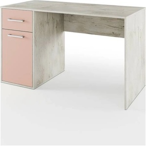Bogdan Furniture I Бюро Mod 3083, Дъб пиемона/Розова праскова