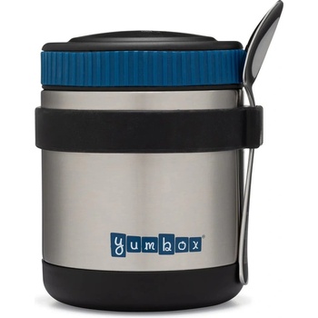 Yumbox Кутия за обяд ZUPPA 415 мл, черен, неръждаема стомана, Yumbox (YBTBZ202003S)